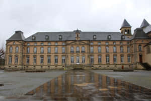 Echternach Abbey Rainy Day Wallpaper