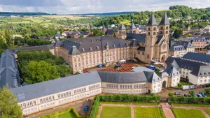 Echternach Aerial View Luxembourg Wallpaper