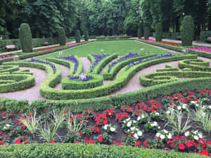 Echternach Garden Formal Design Wallpaper