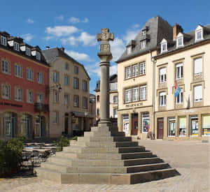 Echternach Market Square Monument Wallpaper
