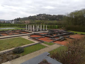 Echternach Roman Villa Remains Wallpaper