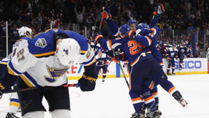 Ecstatic New York Islanders Players Wallpaper