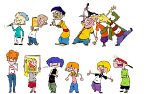 Ed, Edd N Eddy Cute Characters Wallpaper