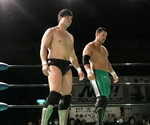 Eddie Edwards In The Ring, Noah Pro Wrestling Promotion Wallpaper