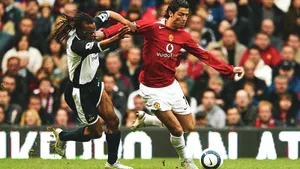 Edgar Davids Against Cristiano Ronaldo Wallpaper