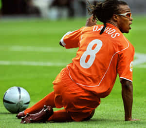 Edgar Davids Jersey No.8 Wallpaper