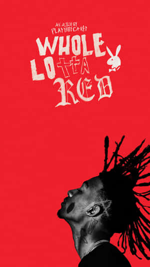 Edgy Red Aesthetic Of Carti Pfp Wallpaper