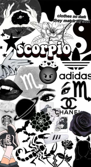 Edgy Scorpio Aesthetic Vibes Wallpaper