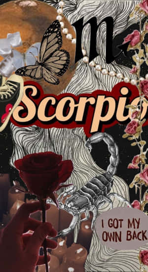 Edgy Scorpio Aesthetic Vibes Wallpaper