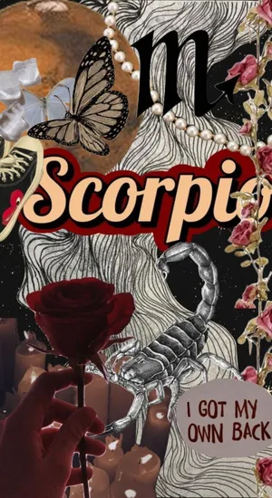 Edgy Scorpio Aesthetic Vibes Wallpaper