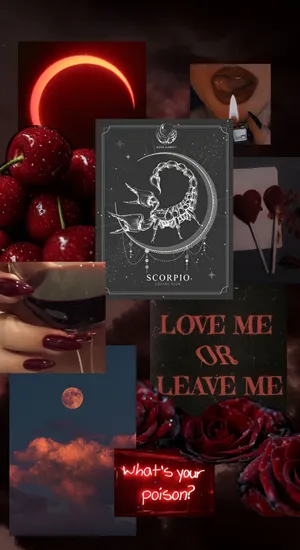 Edgy Scorpio Dark Aesthetic Wallpaper