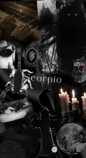 Edgy Scorpio Dark Aesthetic Wallpaper