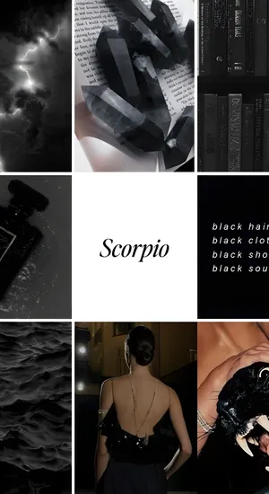 Edgy Scorpio Dark Aesthetic Wallpaper