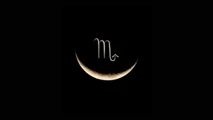 Edgy Scorpio Moon Aesthetic Wallpaper