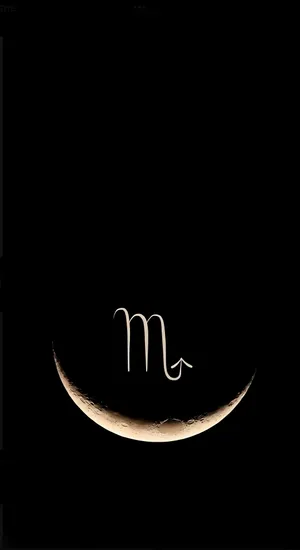 Edgy Scorpio Moon Vibes Wallpaper