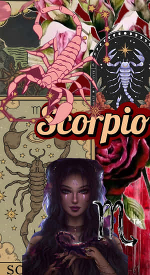 Edgy Scorpio Zodiac Vibes Wallpaper