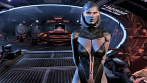 Edi From Mass Effect In A Stunning Hd Wallpaper Wallpaper