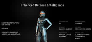 Edi - The Artificial Intelligence In Mass Effect Wallpaper