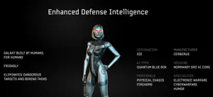 Edi - The Artificial Intelligence In Mass Effect Wallpaper