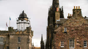 Edinburgh Architectural Contrast Wallpaper