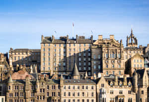 Edinburgh Architecture Skyline Wallpaper