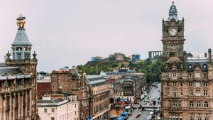 Edinburgh Princes Street View Wallpaper