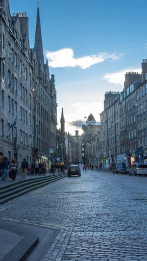 Edinburgh Royal Mile Dusk Wallpaper