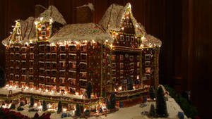 Edmonton Hotel Gingerbread House Wallpaper