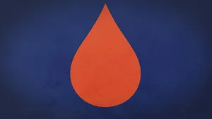 Edmonton Oilers Hockey Minimalist Drop Wallpaper