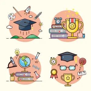 Education Subject Vectors Wallpaper