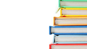 Educational Books Stack Wallpaper