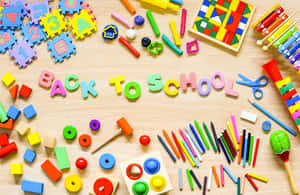 Educational Toysand Backto School Concept Wallpaper