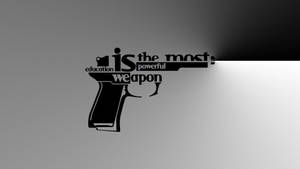 Educational Weapon Symbol Wallpaper