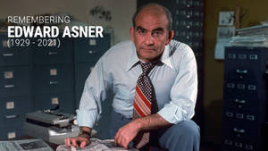 Edward Asner Memorial Poster Wallpaper