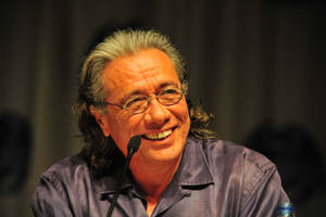 Edward James Olmos Delivering A Speech Wallpaper