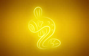 Eelektrik Yellow Outline Wallpaper