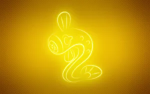 Eelektrik Yellow Outline Wallpaper