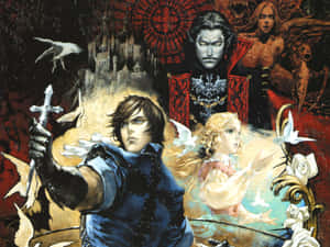 Eerie Gothic Atmosphere Of Castlevania's Dracula Wallpaper