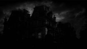 Eerie Night At The Haunted Mansion Wallpaper