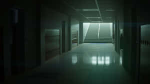 Eerie_ School_ Hallway_ Liminal_ Space.jpg Wallpaper