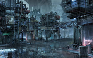 Eerie Urban Fantasy Art: Enchantress In The Moonlight Wallpaper