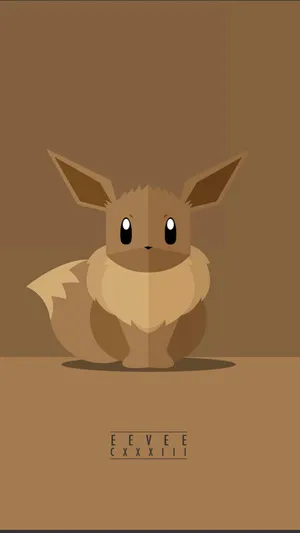 Eevee Brown Aesthetic Iphone Wallpaper