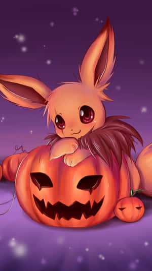 Eevee Pokemon Halloween Wallpaper