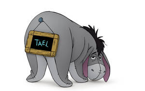 Eeyore Tael Board Wallpaper