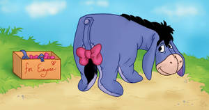 Eeyore Tail Box Wallpaper