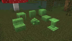 Efficient Minecraft Slime Farm Design In Action Wallpaper