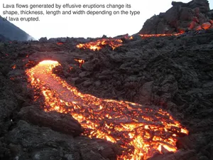 Effusive Eruptions From A Rocky Mountain Wallpaper