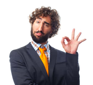 Egotistical Man In Suit Wallpaper