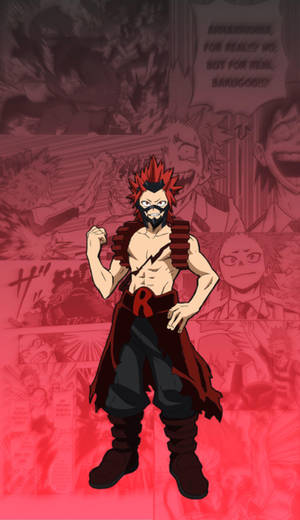 Eijiro Kirishima Comic Fan Art Wallpaper