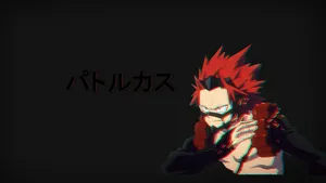Eijiro Kirishima In Black Wallpaper